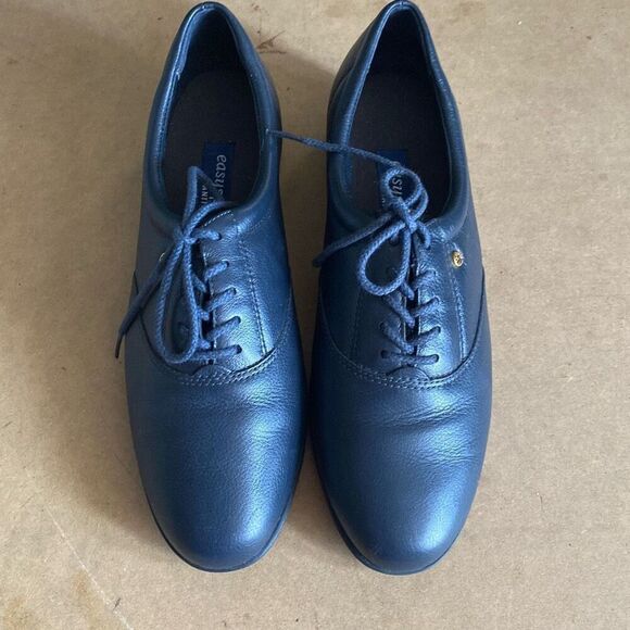 Easy Spirit Leather Navy Blue Anti Gravity Women's Size 7 - Picture 2 of 6